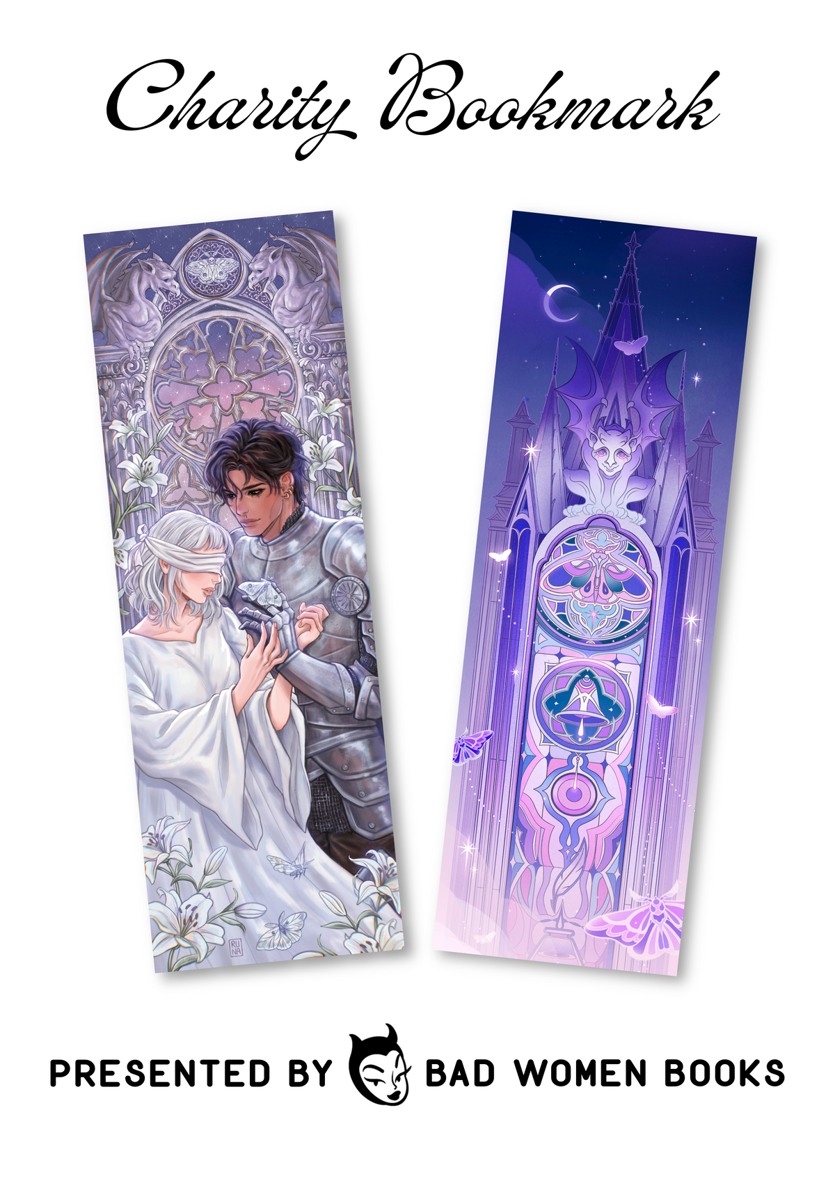 Charity Bookmark - The Knight and the Moth