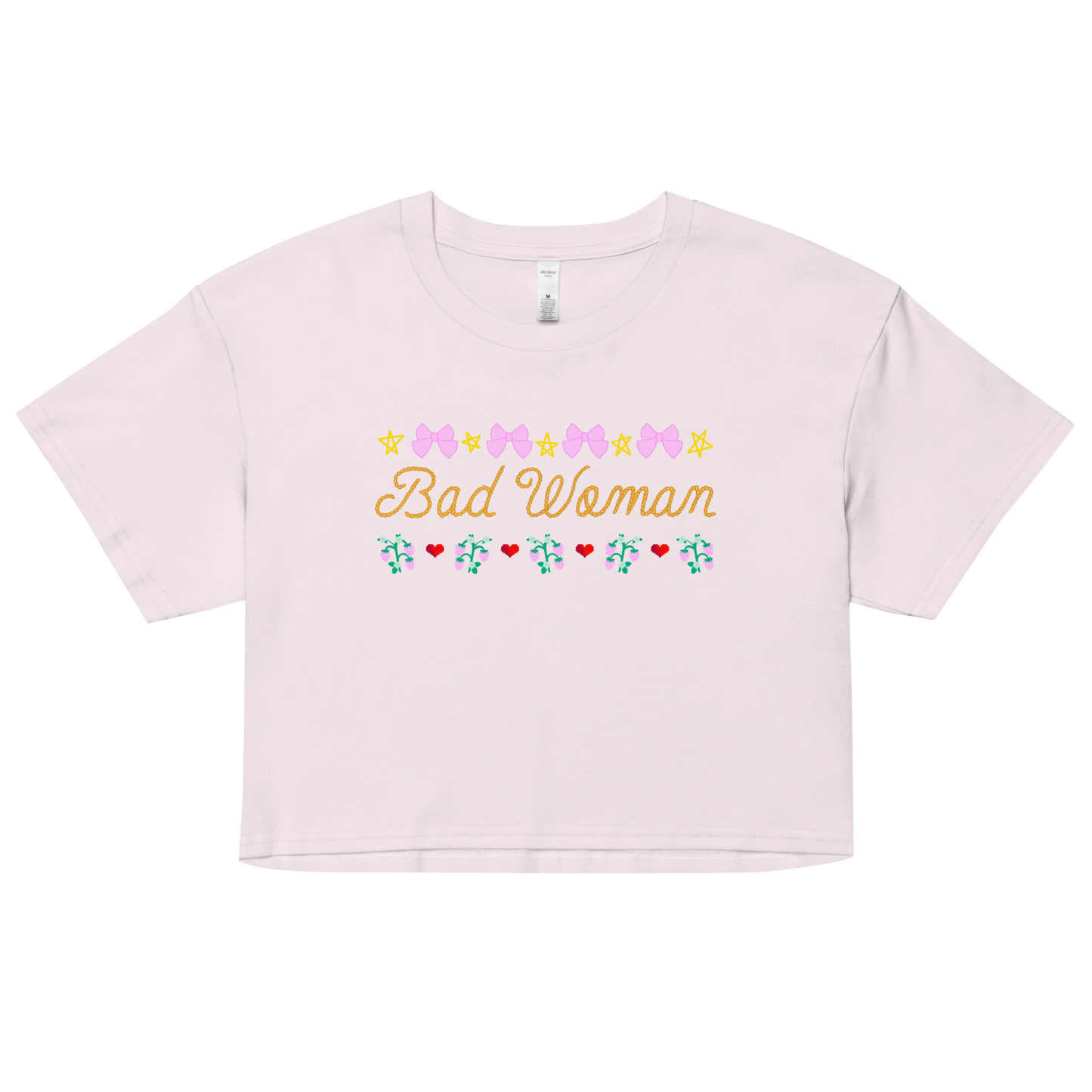 Bad Woman crop tee