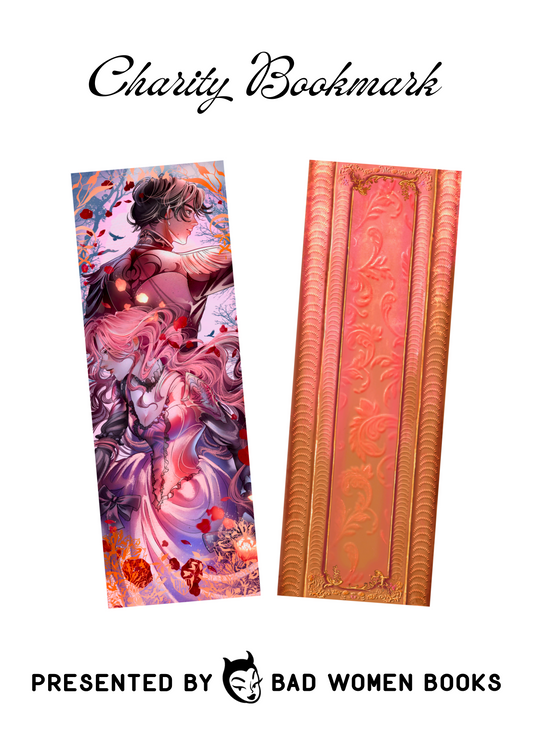 Charity Bookmark - Crimson Moth