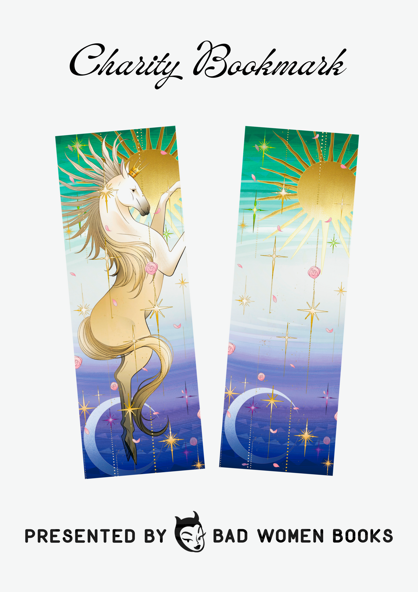 Charity Bookmark - Fantasy Horse